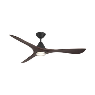 Carve 60''Ceiling Fan in Matte Black/Dark Walnut (441|FR-D2504-60L-MB/DW)