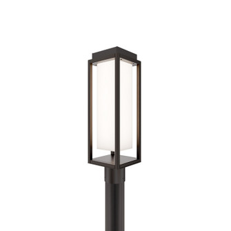 Framed LED Outdoor Post Mount in Bronze (281|PM-W73520-BZ)