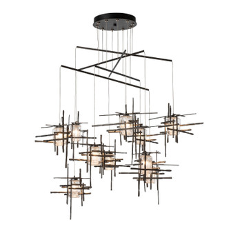 Tura Tura 10-Light Seeded Glass Mobile Pendant in Dark Smoke (39|131156-SKT-LONG-07-II0728)