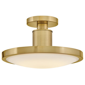 Kieran LED Semi-Flush Mount in Lacquered Brass (13|47593LCB)