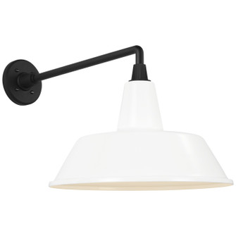 Academy Barn Light LED Barn Light in Matte Black (268|TOB 2812MBK/S2-WHT)