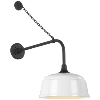 Academy Barn Light LED Barn Light in Matte Black (268|TOB 2810MBK/S6-WHT)