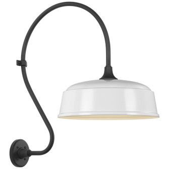 Academy Barn Light LED Barn Light in Matte Black (268|TOB 2805MBK/S7-WHT)