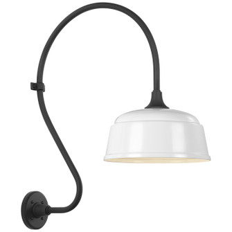Academy Barn Light LED Barn Light in Matte Black (268|TOB 2805MBK/S6-WHT)