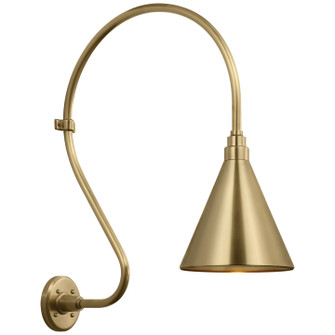 Academy Barn Light LED Barn Light in Hand-Rubbed Antique Brass (268|TOB 2805HAB/S10-HAB)