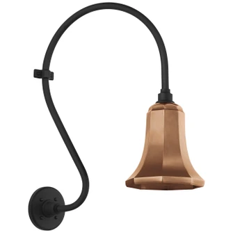 Academy Barn Light LED Barn Light in Matte Black (268|TOB 2804MBK/S8-SC)