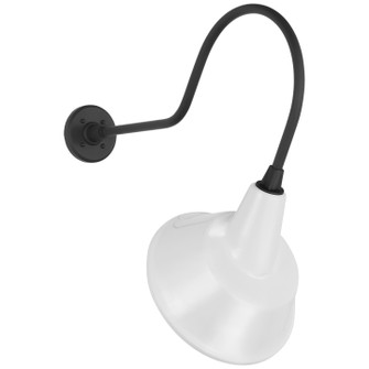 Academy Barn Light LED Barn Light in Matte Black (268|TOB 2803MBK/S3-WHT)