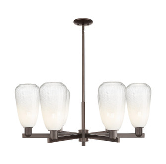 Arcadia Six Light Chandelier in Oil Rubbed Bronze (405|716-6CR-OB-G480-6OP)