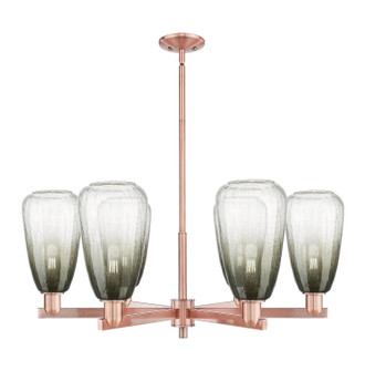 Arcadia Six Light Chandelier in Antique Copper (405|716-6CR-AC-G480-6SL)