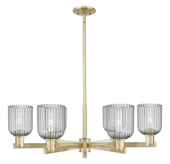 Arcadia Six Light Chandelier in Antique Brass (405|716-6CR-AB-G559-5SM)