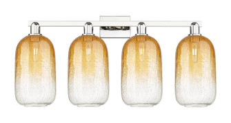 Arcadia Four Light Bath Vanity in Polished Nickel (405|716-4W-PN-G482-7AM)