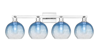 Arcadia Four Light Bath Vanity in Polished Chrome (405|716-4W-PC-G483-8SB)