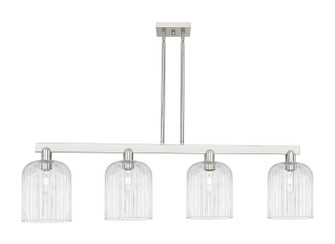 Arcadia Four Light Island Pendant in Brushed Satin Nickel (405|716-4I-SN-G559-8CL)