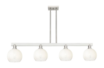 Arcadia Four Light Island Pendant in Brushed Satin Nickel (405|716-4I-SN-G483-8OP)