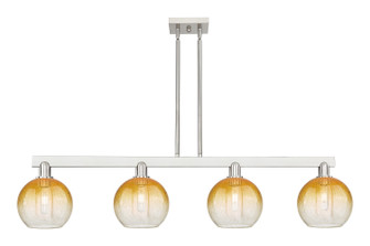 Arcadia Four Light Island Pendant in Brushed Satin Nickel (405|716-4I-SN-G483-8AM)