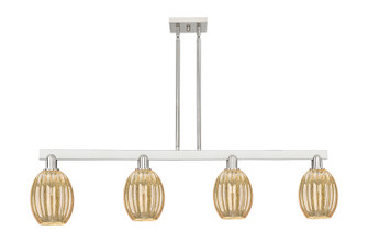 Arcadia Four Light Island Pendant in Brushed Satin Nickel (405|716-4I-SN-G459-6ME)