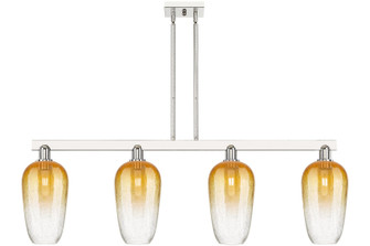 Arcadia Four Light Island Pendant in Polished Nickel (405|716-4I-PN-G484-7AM)