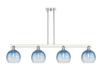 Arcadia Four Light Island Pendant in Polished Nickel (405|716-4I-PN-G483-8SB)