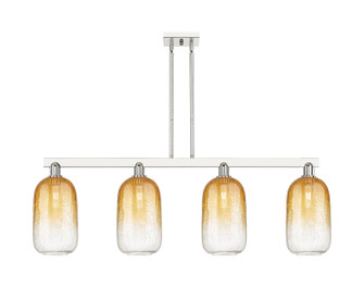 Arcadia Four Light Island Pendant in Polished Nickel (405|716-4I-PN-G482-7AM)