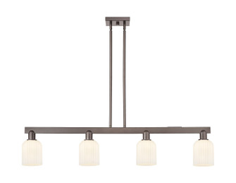 Arcadia Four Light Island Pendant in Oil Rubbed Bronze (405|716-4I-OB-G559-5GWH)