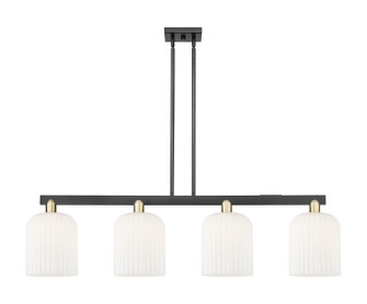 Arcadia Four Light Island Pendant in Black Antique Brass (405|716-4I-BAB-G559-8GWH)