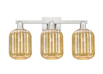 Arcadia Three Light Bath Vanity in Brushed Satin Nickel (405|716-3W-SN-G460-7ME)