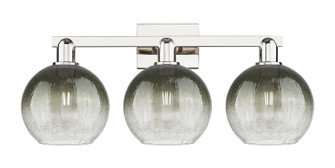 Arcadia Three Light Bath Vanity in Polished Nickel (405|716-3W-PN-G483-8SL)