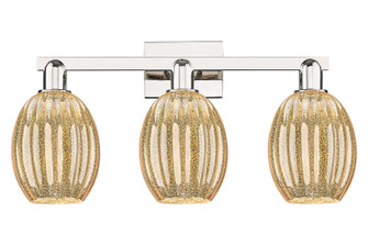 Arcadia Three Light Bath Vanity in Polished Nickel (405|716-3W-PN-G459-6ME)