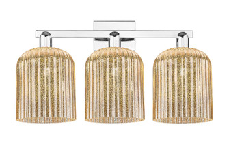 Arcadia Three Light Bath Vanity in Polished Chrome (405|716-3W-PC-G559-8ME)