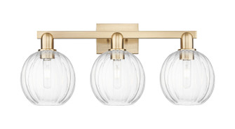 Arcadia Three Light Bath Vanity in Champagne Bronze (405|716-3W-CB-G458-7CL)