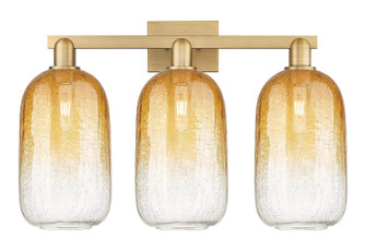 Arcadia Three Light Bath Vanity in Brushed Brass (405|716-3W-BB-G482-7AM)