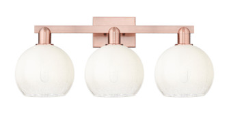 Arcadia Three Light Bath Vanity in Antique Copper (405|716-3W-AC-G483-8OP)