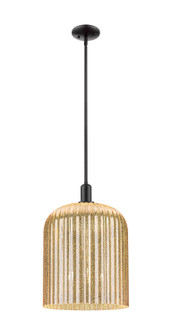 Arcadia One Light Mini Pendant in Matte Black (405|716-3S-BK-G559-12ME)