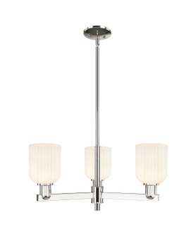 Arcadia Three Light Pendant in Polished Nickel (405|716-3CR-PN-G559-5GWH)