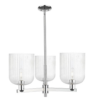 Arcadia Three Light Pendant in Polished Chrome (405|716-3CR-PC-G559-8SDY)