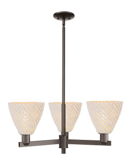 Arcadia Three Light Pendant in Oil Rubbed Bronze (405|716-3CR-OB-NBD-75-NAT)