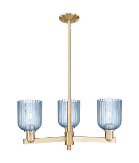 Arcadia Three Light Flush Mount in Champagne Bronze (405|716-3CR-CB-G559-5BL)