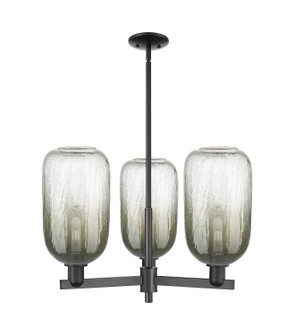 Arcadia Three Light Flush Mount in Champagne Bronze (405|716-3CR-CB-G482-7SL)