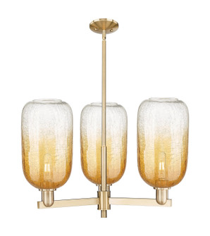 Arcadia Three Light Flush Mount in Champagne Bronze (405|716-3CR-CB-G482-7AM)