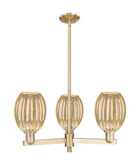 Arcadia Three Light Flush Mount in Champagne Bronze (405|716-3CR-CB-G459-6ME)