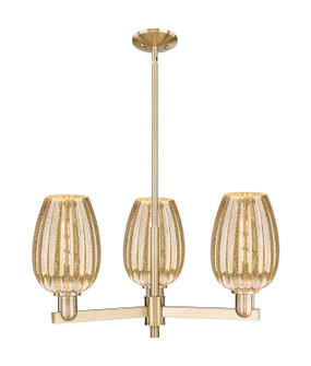 Arcadia Three Light Pendant in Champagne Bronze (405|716-3CR-CB-G457-6ME)
