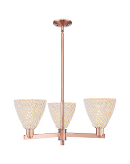 Arcadia Three Light Pendant in Antique Copper (405|716-3CR-AC-NBD-75-NAT)