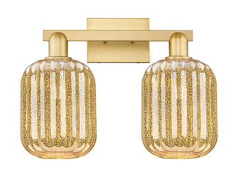Arcadia Two Light Bath Vanity in Satin Gold (405|716-2W-SG-G460-7ME)