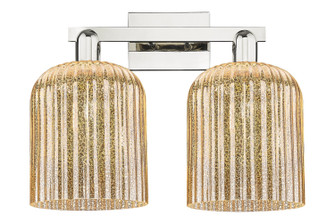 Arcadia Two Light Bath Vanity in Polished Nickel (405|716-2W-PN-G559-8ME)