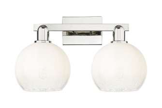 Arcadia Two Light Bath Vanity in Polished Nickel (405|716-2W-PN-G483-8OP)