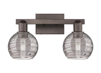 Arcadia Two Light Bath Vanity in Oil Rubbed Bronze (405|716-2W-OB-G1213-6SM)