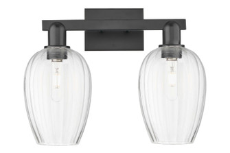 Arcadia Two Light Bath Vanity in Matte Black (405|716-2W-BK-G457-6CL)