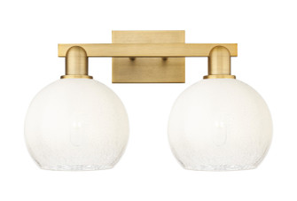 Arcadia Two Light Bath Vanity in Brushed Brass (405|716-2W-BB-G483-8OP)