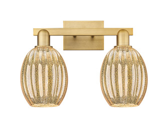 Arcadia Two Light Bath Vanity in Brushed Brass (405|716-2W-BB-G459-6ME)