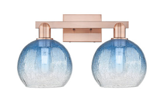 Arcadia Two Light Bath Vanity in Antique Copper (405|716-2W-AC-G483-8SB)